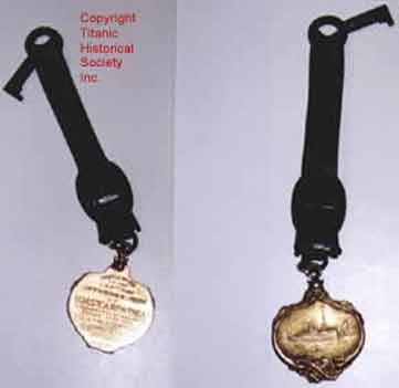 Gold Carpathia Medal Key To Hospital Dispensary